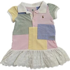 Ralph Lauren Patchwork Baby Dress